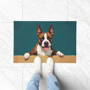 American Staffordshire Terrier Fußmatte Kunst
