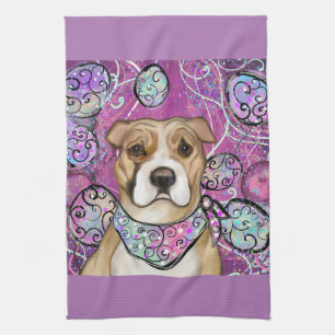 AMERICAN STAFFORDSHIRE TERRIER GESCHIRRTUCH