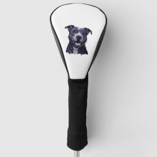 American Staffordshire Terrier Golf Headcover