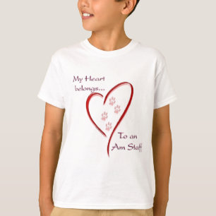 American Staffordshire Terrier Heart zählt T-Shirt