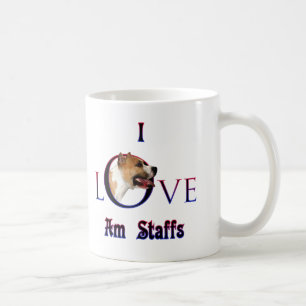 American Staffordshire Terrier I Liebe Kaffeetasse