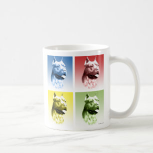 American Staffordshire Terrier Pop Art Kaffeetasse