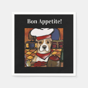 AMERICAN STAFFORDSHIRE TERRIER SERVIETTE