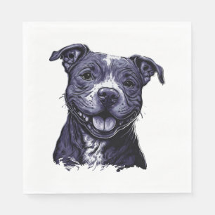 American Staffordshire Terrier Serviette
