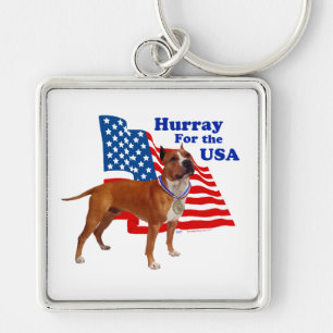 American Staffordshire Terrier USA Schlüsselanhänger