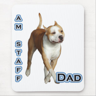 American Staffordshire Vater 4 Mousepad