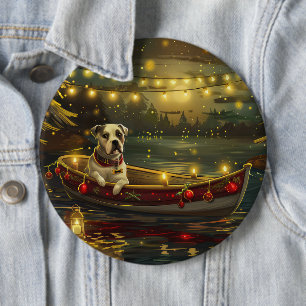 American-Staffordshire-Weihnachtsfest-Reise Button