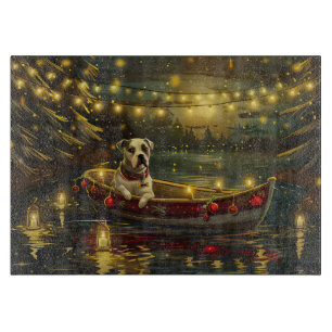 American Staffordshire Weihnachtsfestreise Schneidebrett