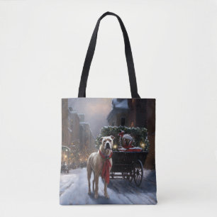 American Staffordshire Weihnachtsfestzeit Tasche