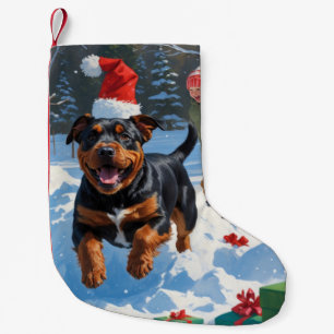 American Staffordshire Weihnachtsschnee Kleiner Weihnachtsstrumpf