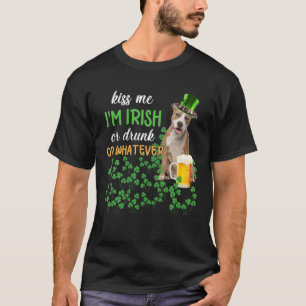 American Staffy Küss mir, ich bin irisch oder Betr T-Shirt
