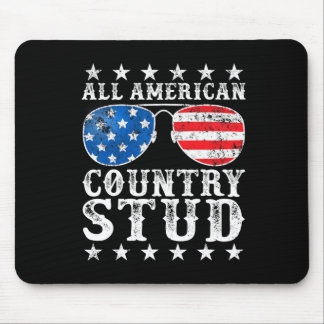 American Stud Boy Land 4. Juli USA Flagge Gif Mousepad