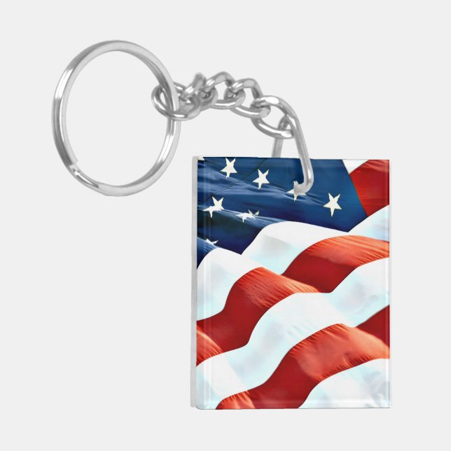 "American Style" Acrylic Keychain (Devant gauche)