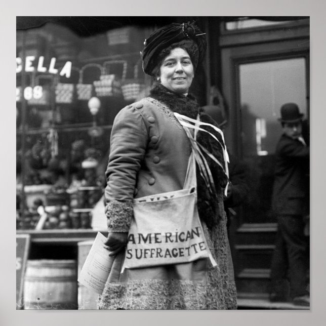 American Suffragette, Anfang des 19. Jahrhunderts Poster (Vorne)