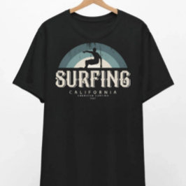 American Surfing California T - Shirt