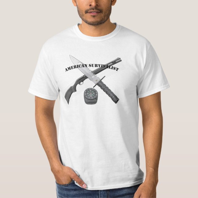 AMERICAN SURVIVALIST T-Shirt (Vorderseite)