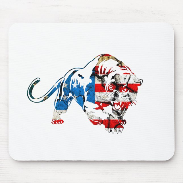 American Tiger Mousepad (Vorne)