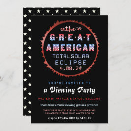 American Total Solar Eclipse 2024 Viewing Party Einladung