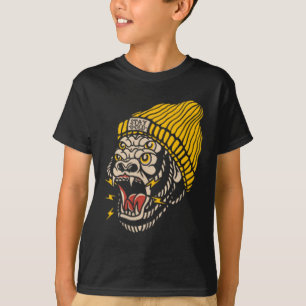 American Traditional Tattoo Gorilla Alternative Ol T-Shirt