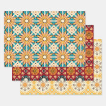 American Tribal Native Seamless Pattern Set No7