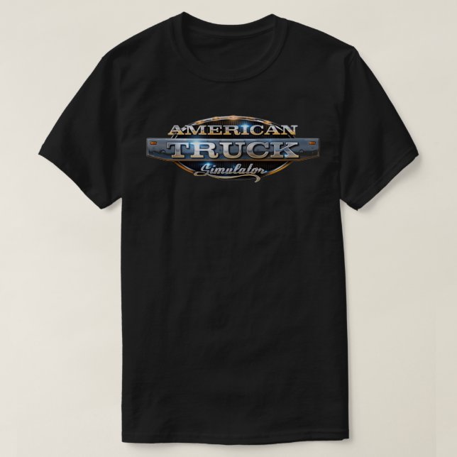 American Truck Simulator Logo T-Shirt (Design vorne)
