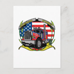 American Trucker Postkarte