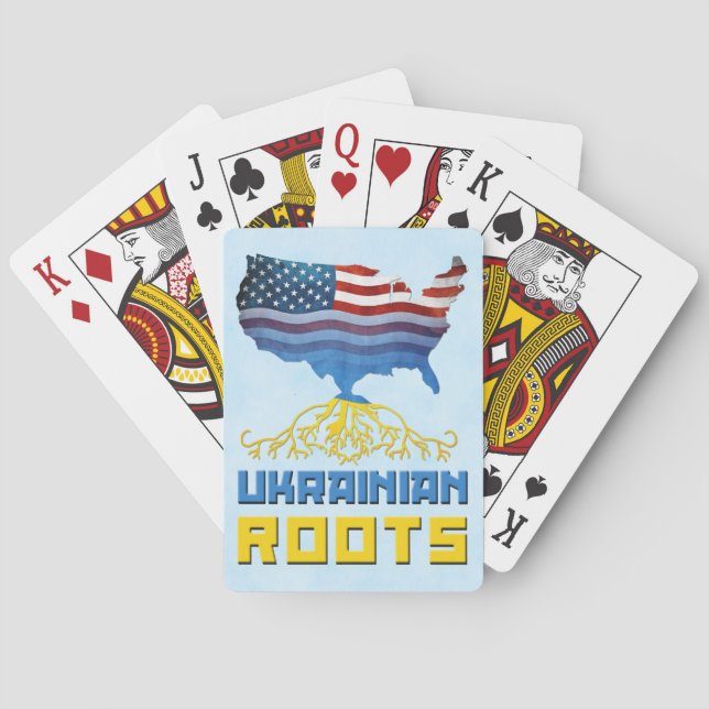 American Ukrainian Roots Card Deck Spielkarten (Rückseite)
