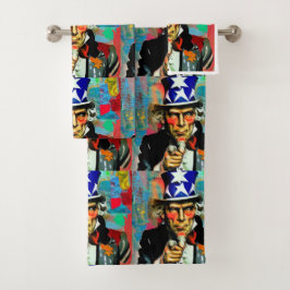 American Uncle Sam Badhandtuch Set