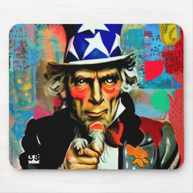 American Uncle Sam Mousepad (Vorne)