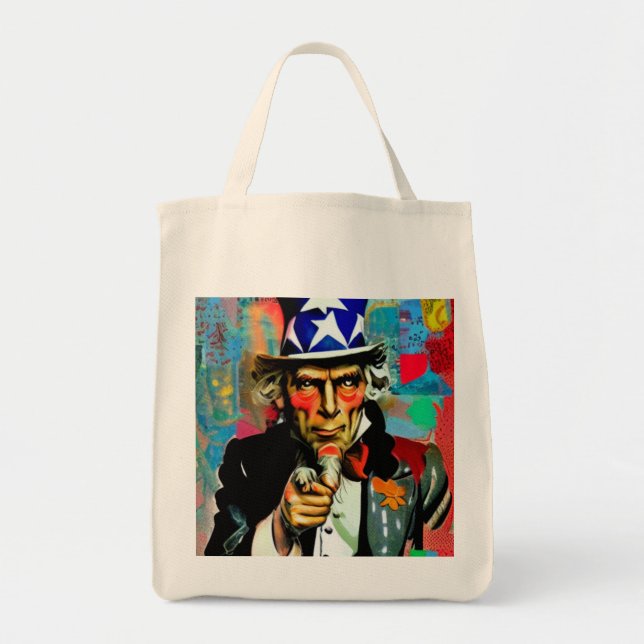 American Uncle Sam Tragetasche (Vorne)