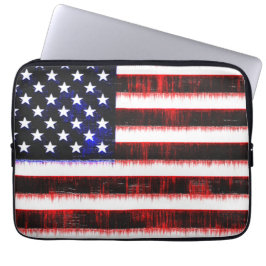 American United Staaten - USA Fahne, Nocken Laptopschutzhülle