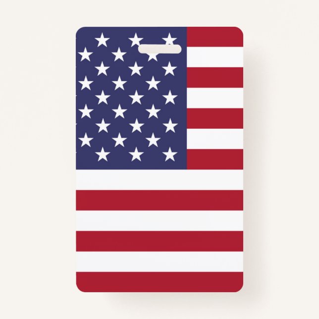 American United Staaten USA Flag Abzeichen Ausweis (Vorderseite)