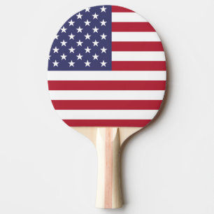American United Staaten USA Flag Tischtennis Schläger