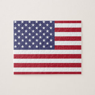 American United States USA Flag Puzzle