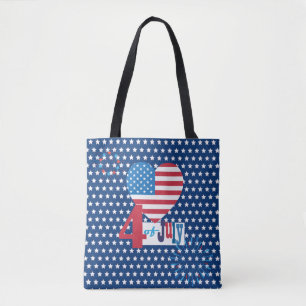 American USA Flag 4. Juli Design Personalize Tasche