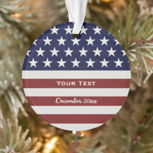 American USA Flag Patriotic July 4th Custom