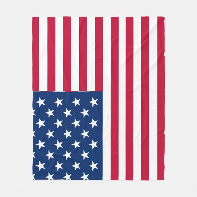 American USA Flag Pride Design-76353 Fleecedecke (Vorderseite)
