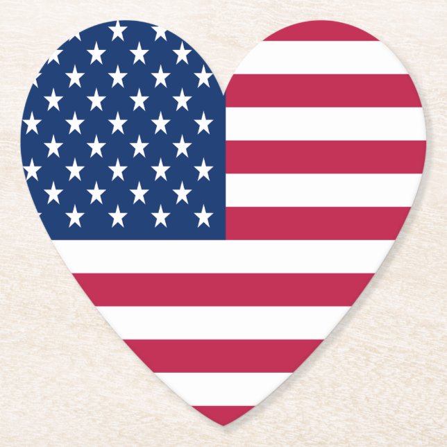 American USA Flag Pride Design-76353 Untersetzer (Vorderseite)