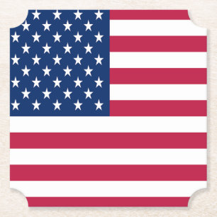 American USA Flag Pride Design-76353 Untersetzer
