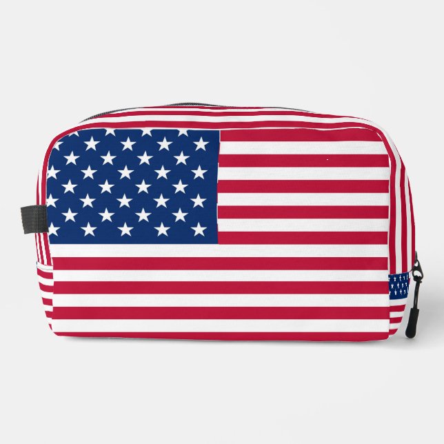 American USA Flag Pride Design-76353 Waschbeutel (Vorderseite)