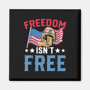 American USA Flag United Staaten Freedom Soldier M Magnet