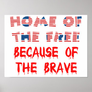 American USA Patriotic Zuhause der kostenlosen Quo Poster