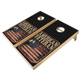 American Veteran Cornhole Set