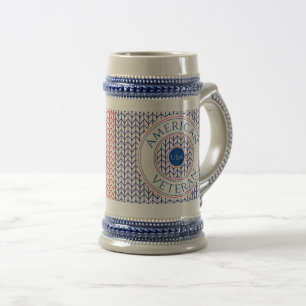 AMERICAN VETERAN Stein Bierglas