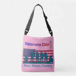 American veterans pink tragetaschen mit langen trägern