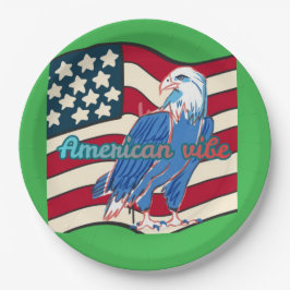 American vibe kelly green pappteller