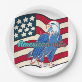 American vibe pappteller