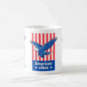American Vibes Tasse - Patriotic & Classic USA Des