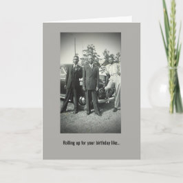 American Vintages Foto Birthday Card Karte