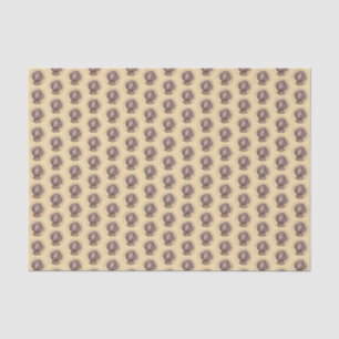 American Water Spanel Malerei - Original Dog Art Seidenpapier